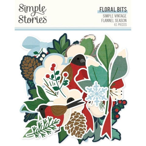 Simple Vintage Flannel Season - Floral Bits & Pieces