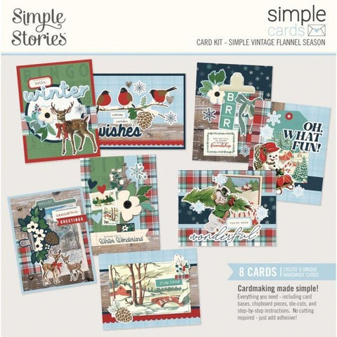 Simple Vintage Flannel Season - Simple Cards Card Kit