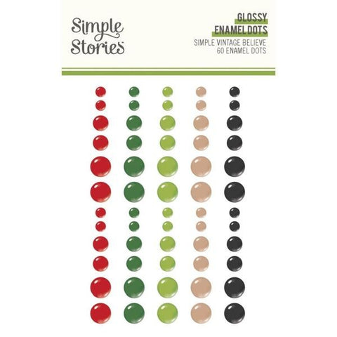 Simple Vintage Believe - Glossy Enamel Dots