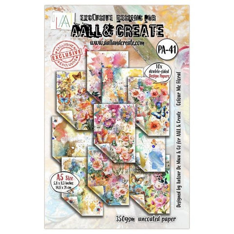 Colour Me Floral - A5 Design Paper