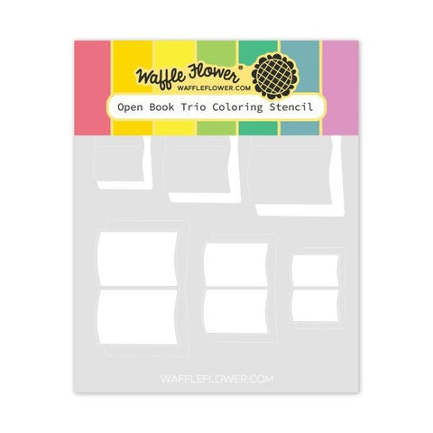 Open Book Trio - Coloring Stencil