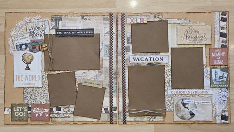 The World Is Waiting 12 x 12 Layout Kit