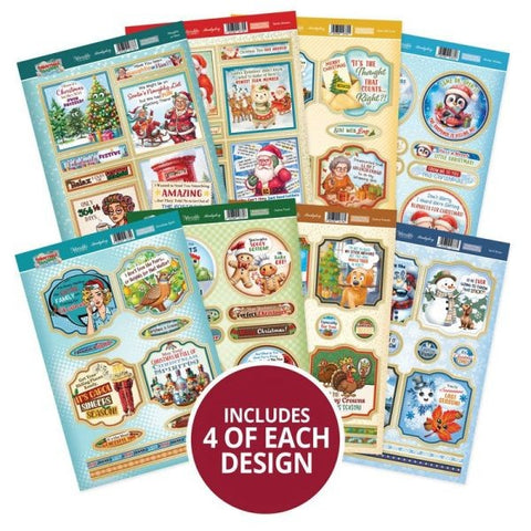 Christmas Crackers Luxury Card Toppers Kit