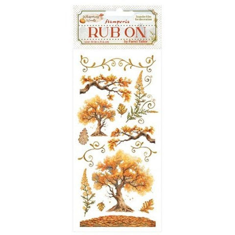 Whispering Woods - Rub Ons - Oak