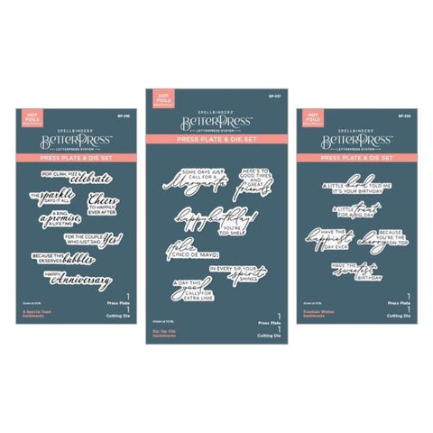 Happier Hour Collection - Happier Hour BetterPress Sentiments Bundle