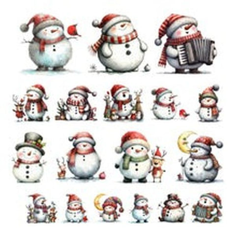 Cute Snowmen - Ephemera