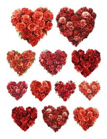 Date Night - Ephemera - Rose Hearts