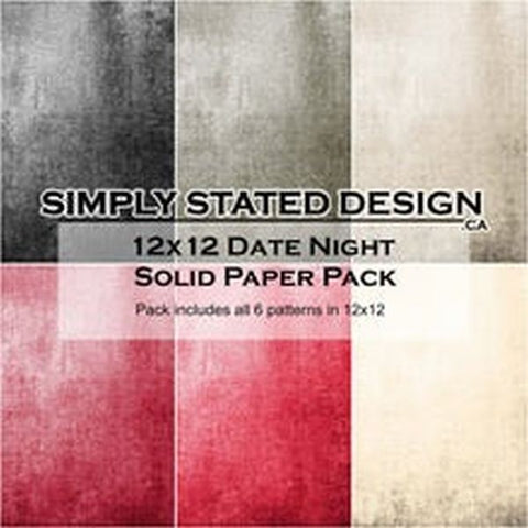 Date Night - 12x12 Collection Pack - Solids