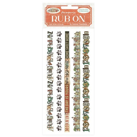 Furry Friends - Rub Ons - Stripes