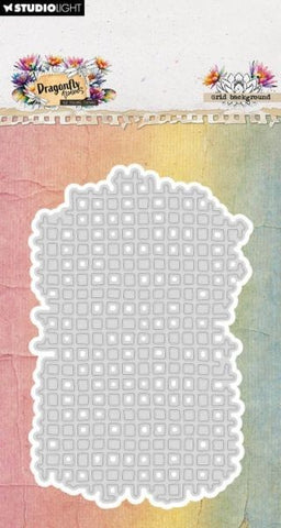 Dragonfly Dreams - Dies - Grid Background