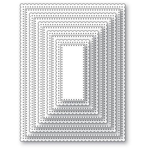 Scalloped Pinpoint Frames - Dies