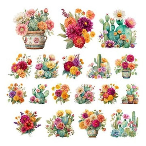 Less Siesta More Fiesta - Ephemera - Florals