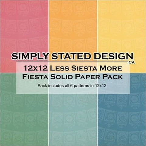 Less Siesta More Fiesta - 12x12 Collection Pack - Solids