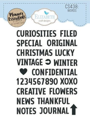 Winter Wanderlust Collection - Clear Stamps - Words