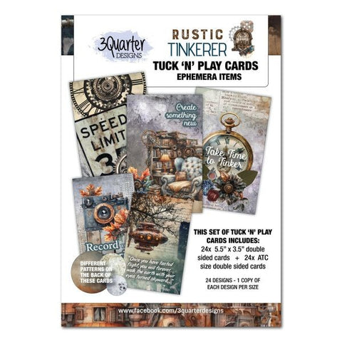 Rustic Tinkerer - Tuck N' Play Cards