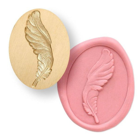 Graceful Feather Wax Seal Stamp
