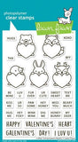 Crtitter Conversation Hearts - Clear Stamps