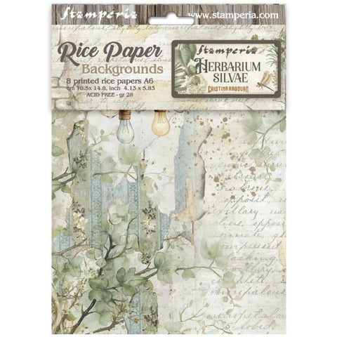 Herbarium Silvae - A6 Rice Paper Backgrounds