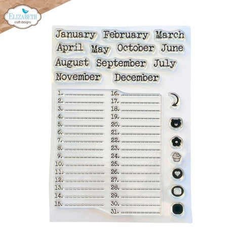 Dates to Remember - Clear Stamps