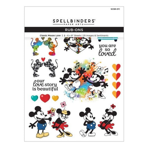 Say Cheese Classic Mouse - Love Rub Ons