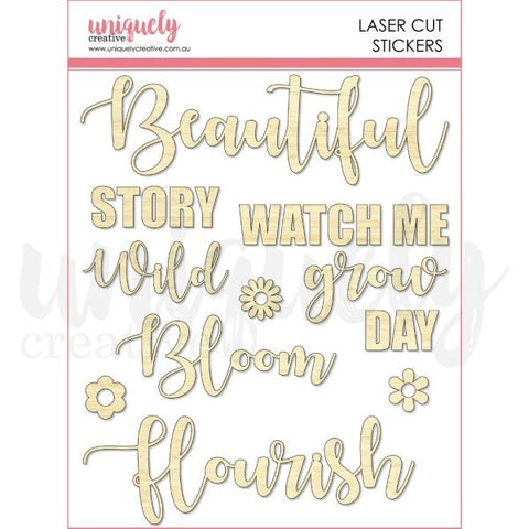 Botanical Chronicles - Script Stickers