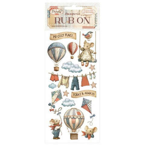 Family - Rub Ons - Air Balloons