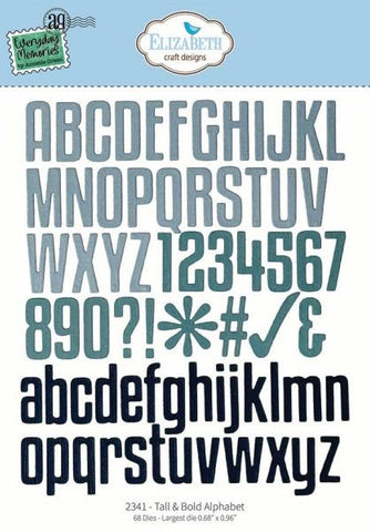 Delightful Discovery - Dies - Tall & Bold Alphabet
