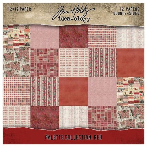 Palette Colletion -  12x12 Paper Pad - Red