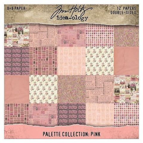 Palette Colletion -  8x8 Paper Pad - Pink