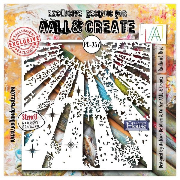 Radiant Rise - Stencil – Scrap Addicts
