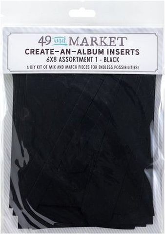Create-An-Album Inserts - Black #1