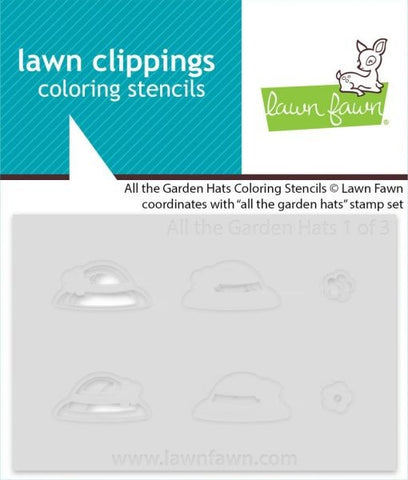 All the Garden Hats - Coloring Stencils
