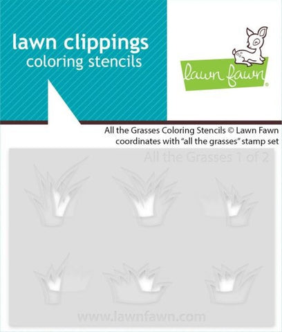 All the Grasses - Coloring Stencils