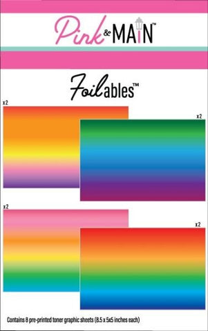 Bright Ombre Foilables Toner Sheets
