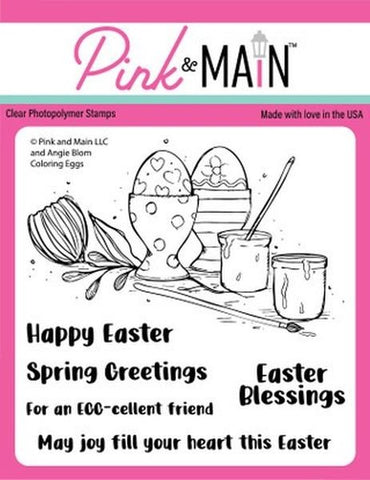 Coloring Eggs - Clear Stamps