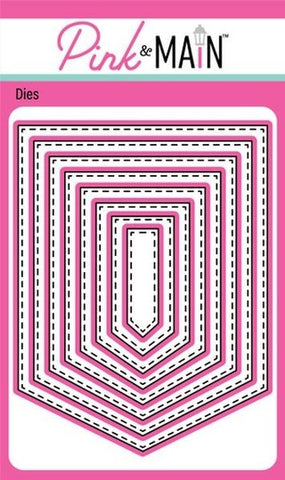 Stitched Pointed Banner Dies