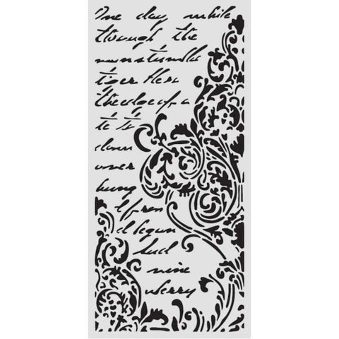 Secret Diary - Stencil - Frieze with Lettering