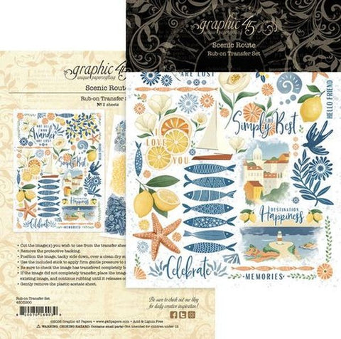 Scenic Route - Rub Ons