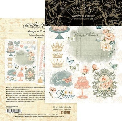 Always & Forever - Rub Ons
