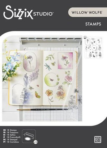 Floral Frames and Mini Flowers - Clear Stamps