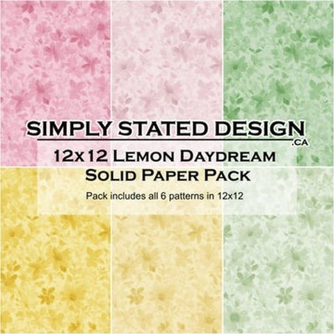 Lemon Daydream - 12x12 Collection Pack - Solids