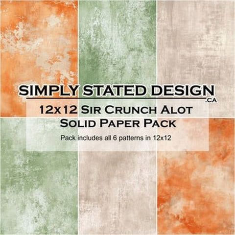Sir Crunch Alot - 12x12 Collection Pack - Solids