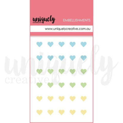 Dew Drop Heart Stickers - Luminous