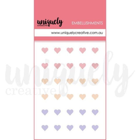 Dew Drop Heart Stickers - Romantic