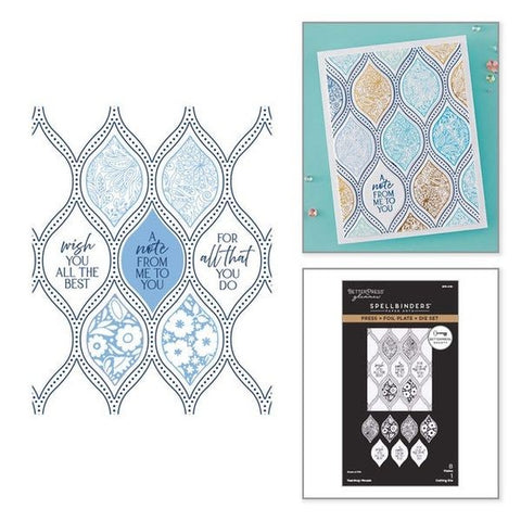 Teardrop Mosaic Press Plate & Die Set - Betterpress Socieity - March 2026