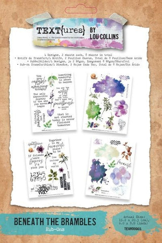 TEXT{ures} - Beneath the Brambles - Rub Ons
