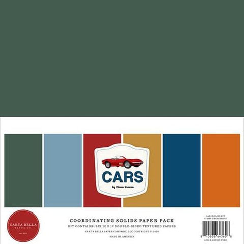 Cars - 12x12 Collection Pack - Solids
