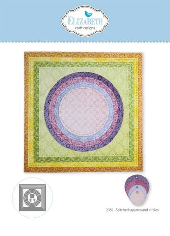 Beautiful Blooms - Stitched Squares and Circles - Dies