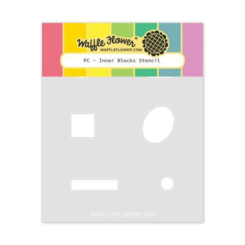Postage Collage - Inner Blocks Stencil