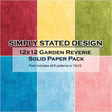 Garden Reverie - 12x12 Collection Pack - Solids